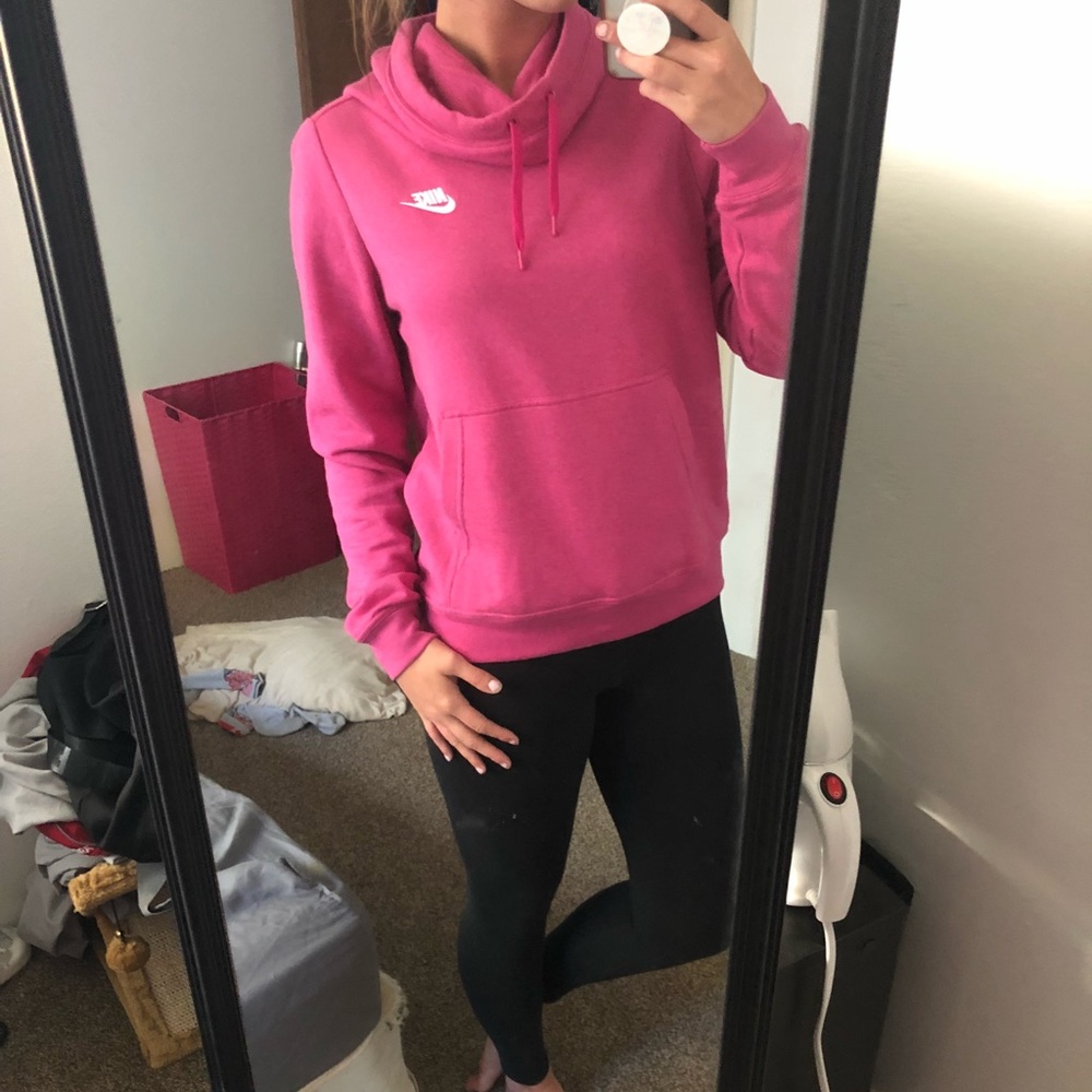 Nike womens funnel neck hoodie